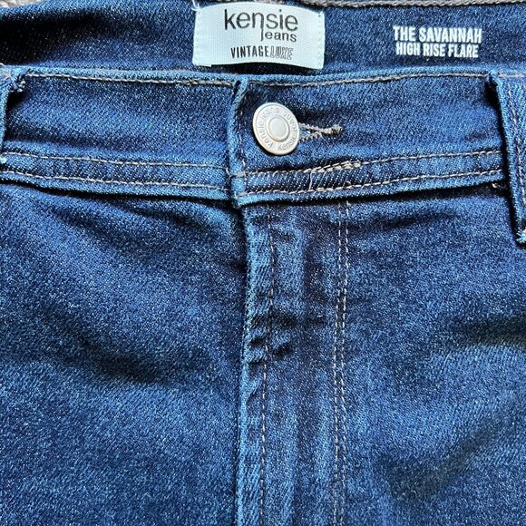 Kensie The Savannah Jeans High Rise Flare | Sz 14 / 32 - Picture 3 of 10